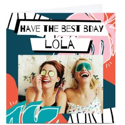 Kids Card Factory Photo Phoebe Munger Birthday Card - The Best Bday