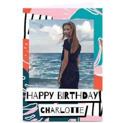 Card Factory Photo Phoebe Munger Birthday Card - Tropical