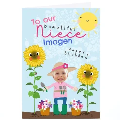 Kids Card Factory Photo Rachel Griffin Birthday Card - Beautiful Niece
