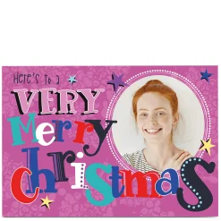 Discount Photo Rachel Griffin Christmas Card - Purple Christmas|Photo