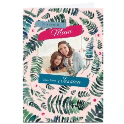New Photo Rebecca Prinn Mother's Day Card - Leaves Photo