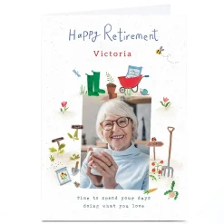 Card Factory Photo Retirement Card - Doing What You Love