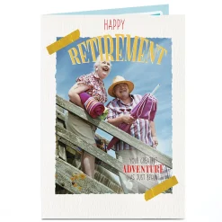 Photo Retirement Card - Your Greatest Adventure... Retirement|Photo
