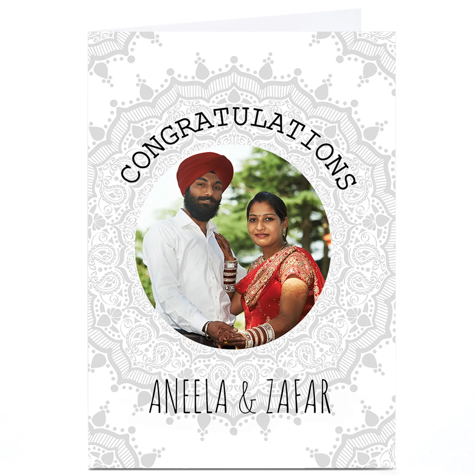 Clearance Photo Roshah Designs Wedding Card - Congratulations Wedding|Photo