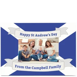 New Photo St. Andrew's Day Card - From The Family Photo