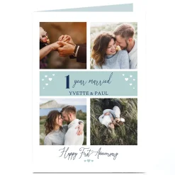 Clearance Photo 1st Anniversary Card - 1 Year Married Anniversary|Photo