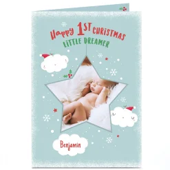 Clearance Photo 1st Christmas Card - Little Dreamer Christmas|Photo