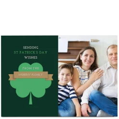 Card Factory Photo St. Patrick's Day Card - From The Family