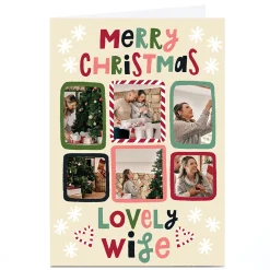 Photo Stevie Studio Christmas Card - 6 Festive Frames, Lovely Wife Christmas|Photo
