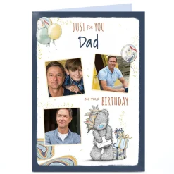 Discount Photo Tatty Teddy Birthday Card - Bear with Presents, Dad For Dad|Tatty Teddy