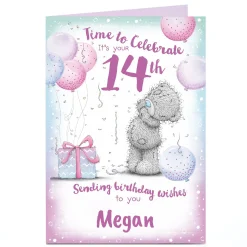 New Photo Tatty Teddy 14th Birthday Card - Time to Celebrate Kids Tatty Teddy|Special Age