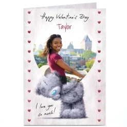 Photo Tatty Teddy Valentine's Day Card - Love You So Much, Any Name Tatty Teddy|Photo