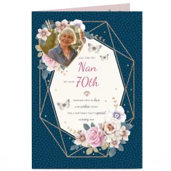 Photo 70th Birthday Card - Special in Every Way, Editable Age For Wife|For Mum