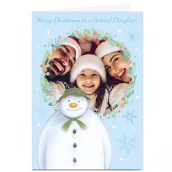 Discount Photo The Snowman Christmas Card - Merry Christmas, Special Daughter Christmas|Photo