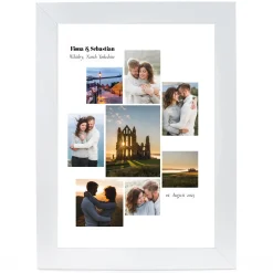 Card Factory Photo Upload 8 Photo Print - Name, Location & Date