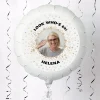 Clearance Photo Upload Balloon - Gold Star Border, Any Photo and Message 60Th Birthday|Personalised Party