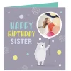 Card Factory Photo Upload Birthday Card - Bear, Sister