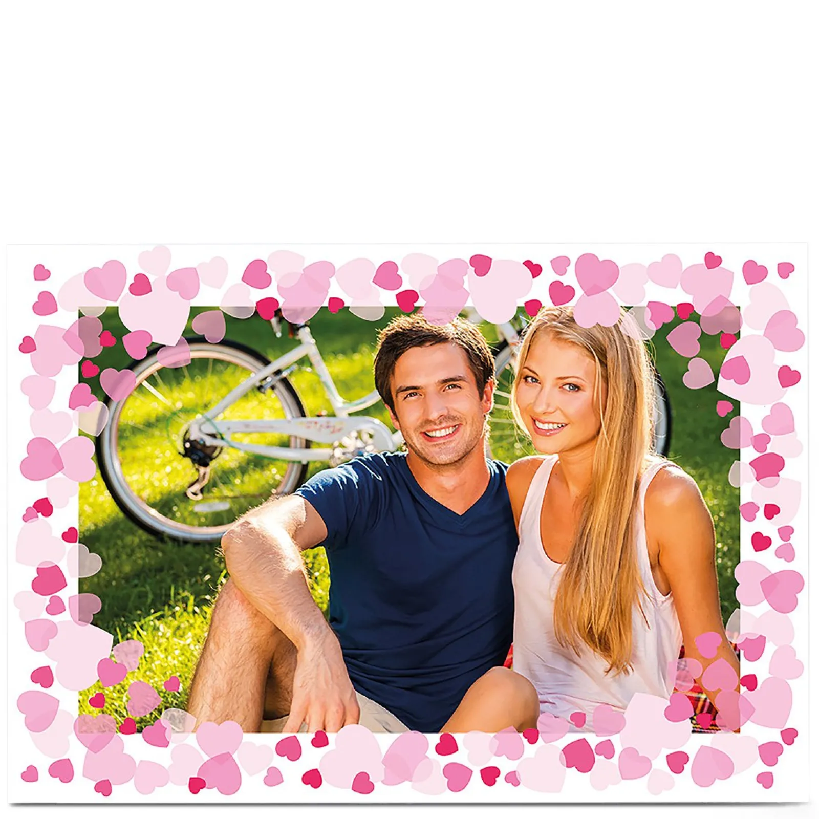 Card Factory Photo Upload Card - Never-Ending Hearts