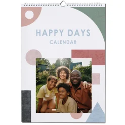 Hot Photo Upload Colourful Block Calendar Personalised Calendars And Diaries|Photo Gifts