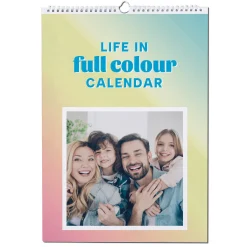 Hot Photo Upload Colourful Borders Calendar Personalised Calendars And Diaries|Photo Gifts