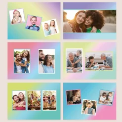 Hot Photo Upload Colourful Borders Calendar Personalised Calendars And Diaries|Photo Gifts