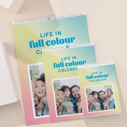 Hot Photo Upload Colourful Borders Calendar Personalised Calendars And Diaries|Photo Gifts