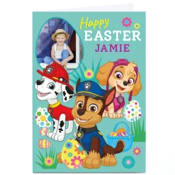 Online Photo Upload Paw Patrol Easter Card Photo