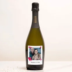 Card Factory Photo Upload Prosecco - Hearts