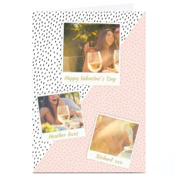 Clearance Photo Upload Valentine's Card - Polaroids Photo