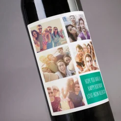 Card Factory Photo Upload Wine - 5 Photos & A Message