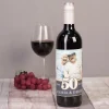Card Factory Photo Upload Wine - 50 Years, Anniversary