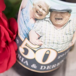 Card Factory Photo Upload Wine - 50 Years, Anniversary