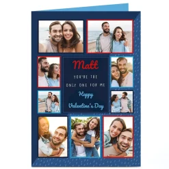 Card Factory Photo Valentine's Day Card - You're the Only One for Me