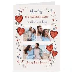 Card Factory Photo Valentine's Day Card - You and Me Forever, Sweetheart