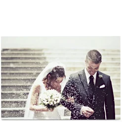 Card Factory Photo Wedding Card - Full Photo Landscape