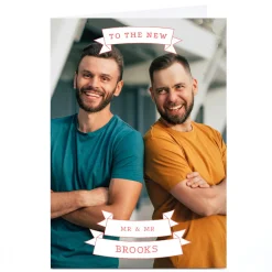 Card Factory Photo Wedding Card - To The New...