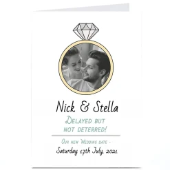 Online Photo Wedding Invitation - Delayed Not Deterred Wedding|Photo