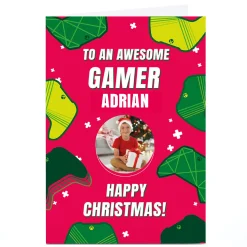 Sale Photo Xbox Christmas Card - To an Awesome Gamer, Any Name Photo|Christmas