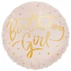 Kids Card Factory Pink & Gold Birthday Girl 18-Inch Foil Helium Balloon