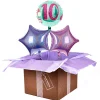 Discount Pink & Mint 10th Birthday Balloon Bouquet - DELIVERED INFLATED! Kids Birthday Party|Balloons For Kids