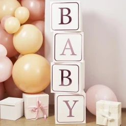Sale Pink Baby Jumbo Blocks Baby Shower Party