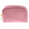 Card Factory Pink Beauty Quilted Make Up Bag