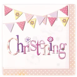Outlet Pink Christening Party Tableware & Decoration Bundle - 16 Guests Tableware|Christening Party