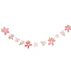New Pink Flower Card Garland 2m Banners & Bunting|Birthday Party