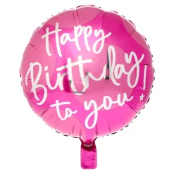 Card Factory Pink Happy Birthday To You 18-Inch Foil Helium balloon
