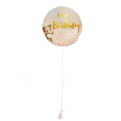 Kids Card Factory Pink Hugs Happy Birthday Balloon & Lindt Chocolates