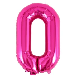 Card Factory Pink Letter O Air-Inflated Balloon
