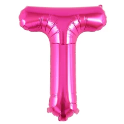 Card Factory Pink Letter T Air-Inflated Balloon