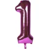 Card Factory Pink Number 1 Foil Giant Helium Balloon - Uninflated