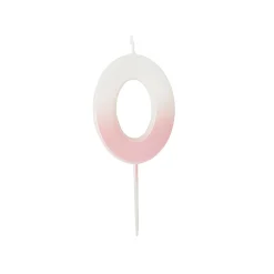 Clearance Pink Ombre Number Cake Candle (0-9) Cake Candles|Birthday Party
